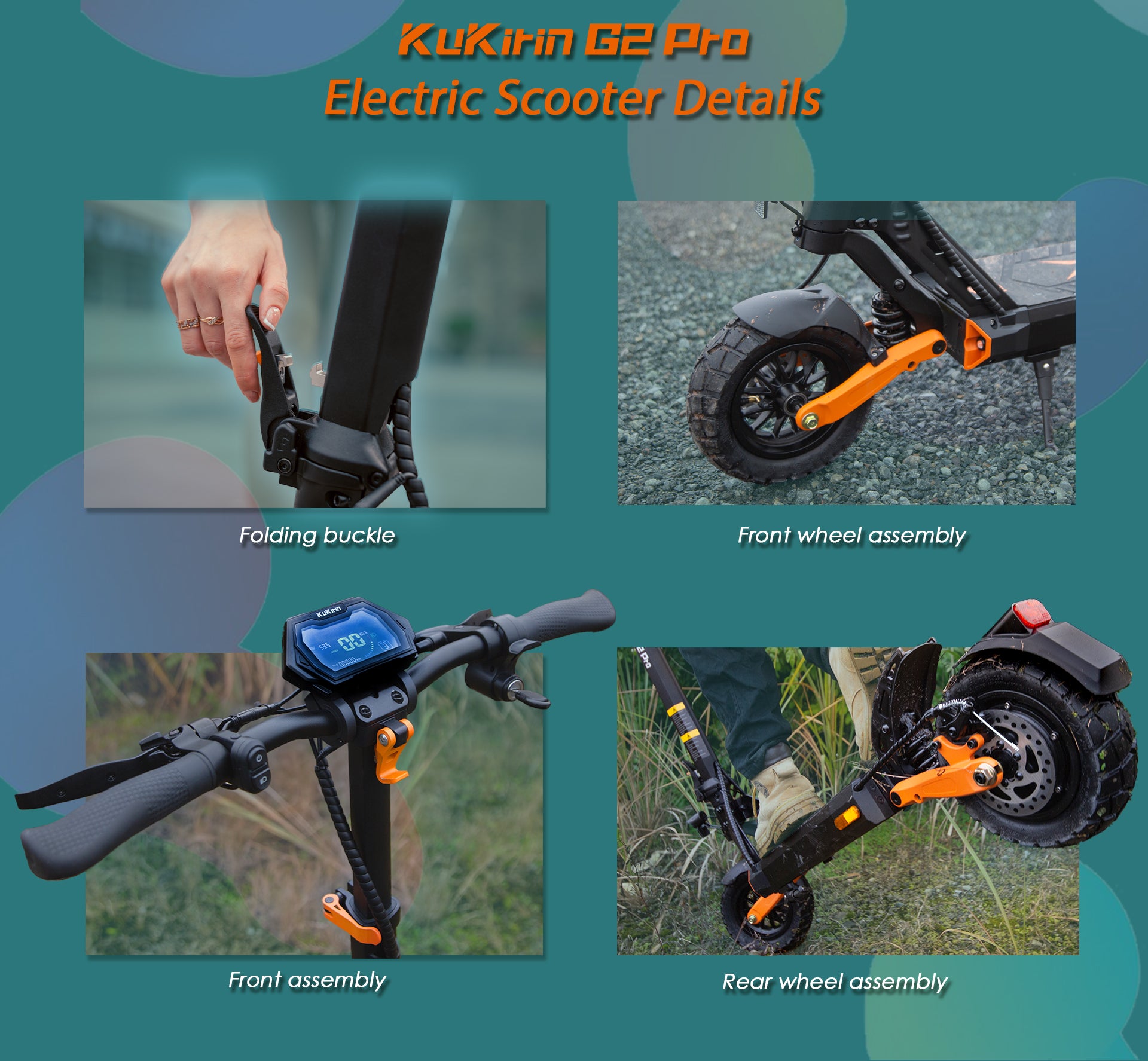 KuKirin G2 Pro (VMP) Electric Scooter for Adults with DGT Certification