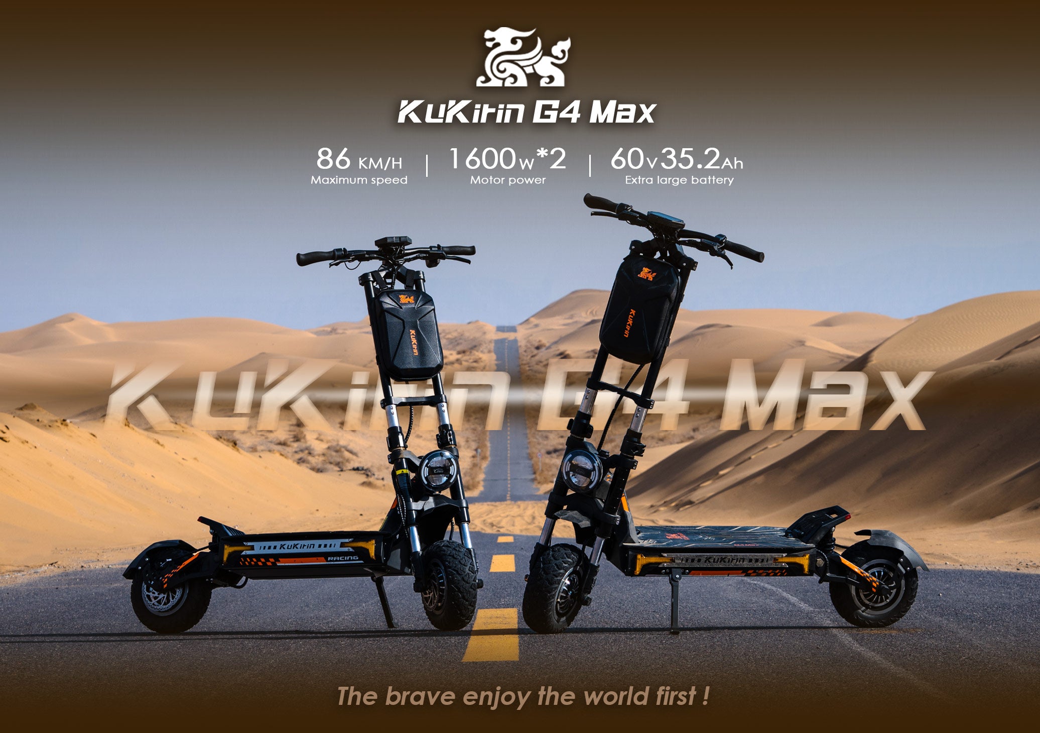 KuKirin G4 Max E Scooter With Longest Range & Swappable Battery