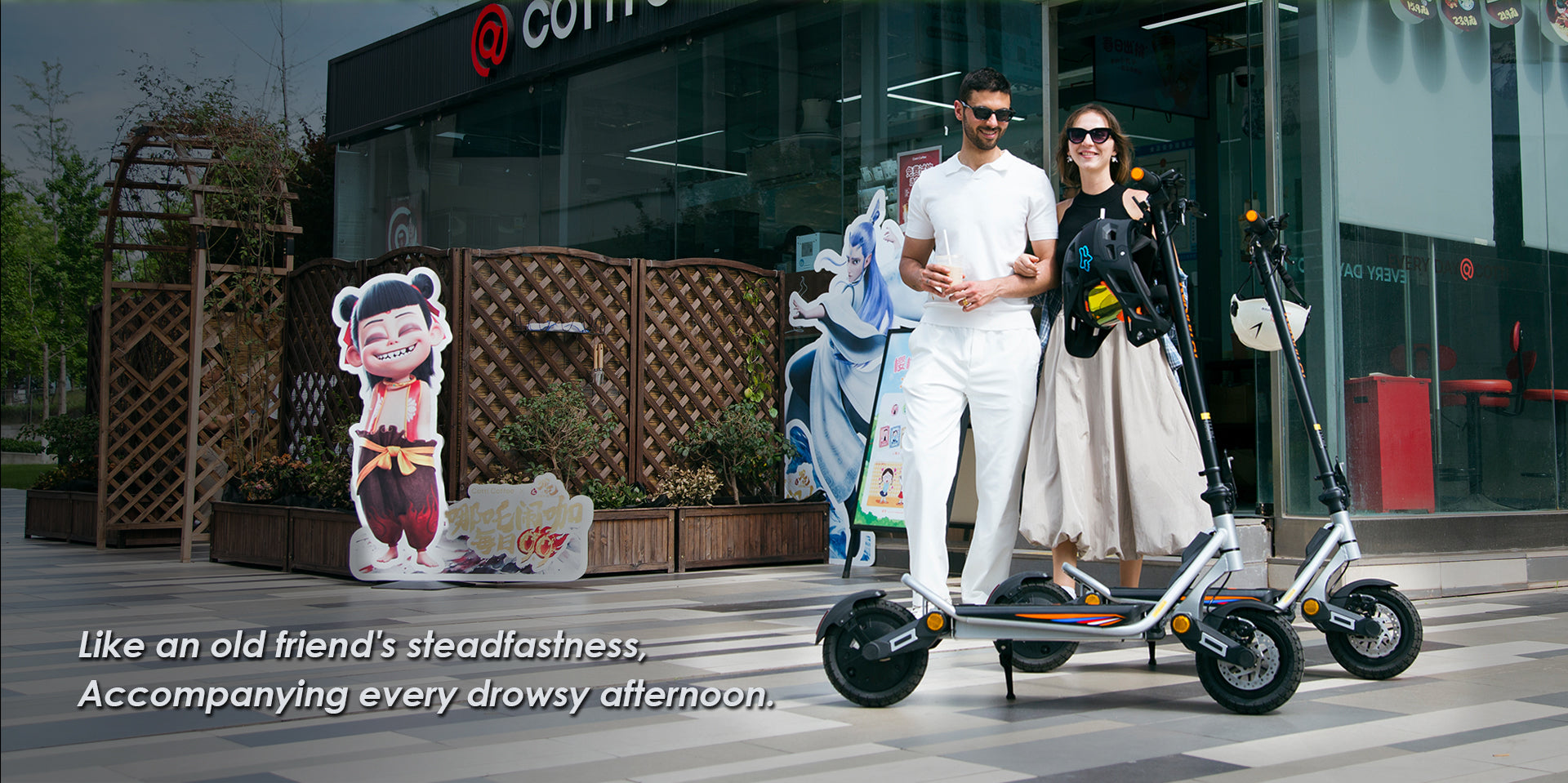 KuKirin A1 adult commute scooter-Silver color