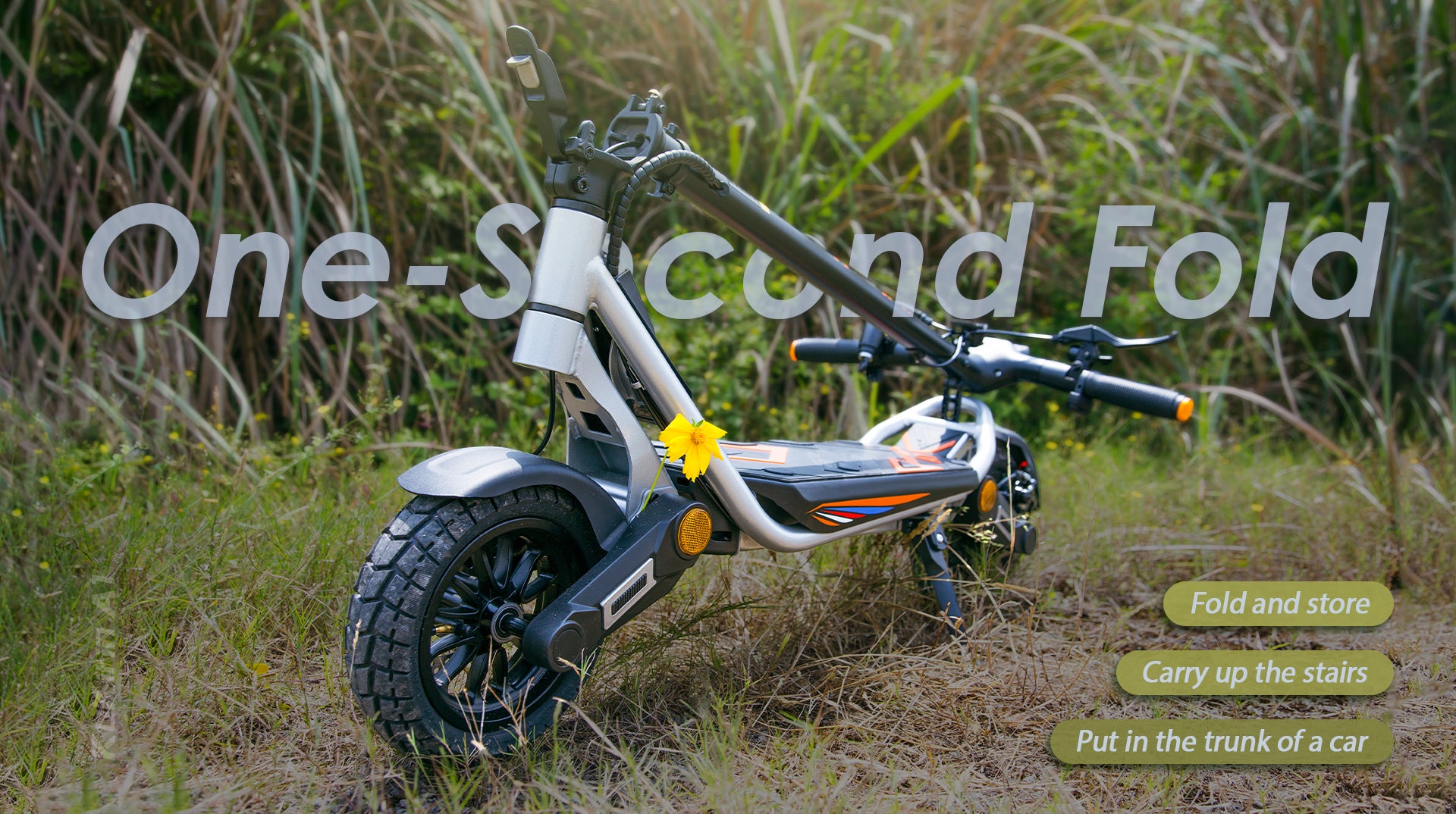KuKirin A1 adult commute scooter-Silver color