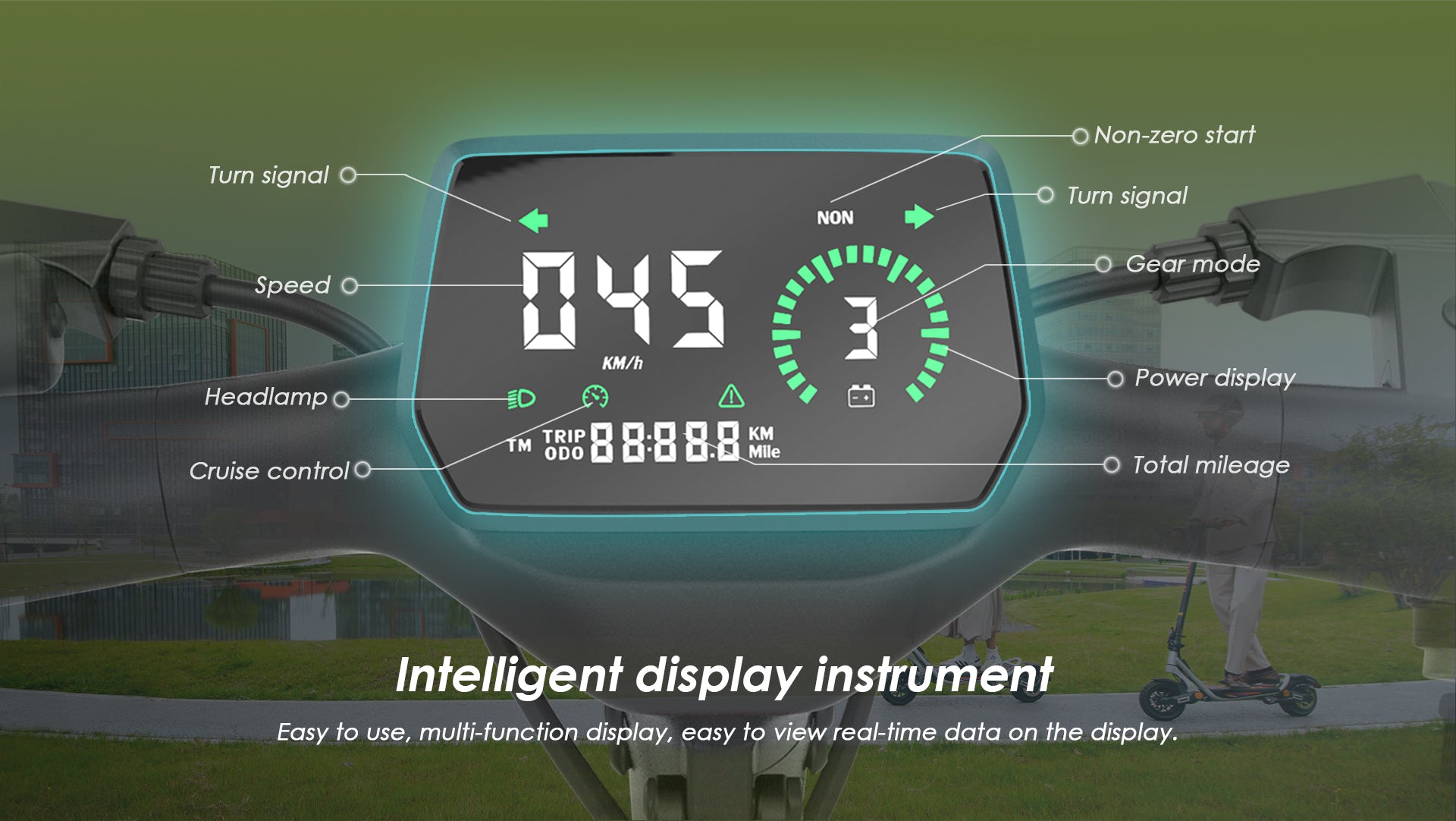 KuKirin A1 adult commute scooter-Silver color