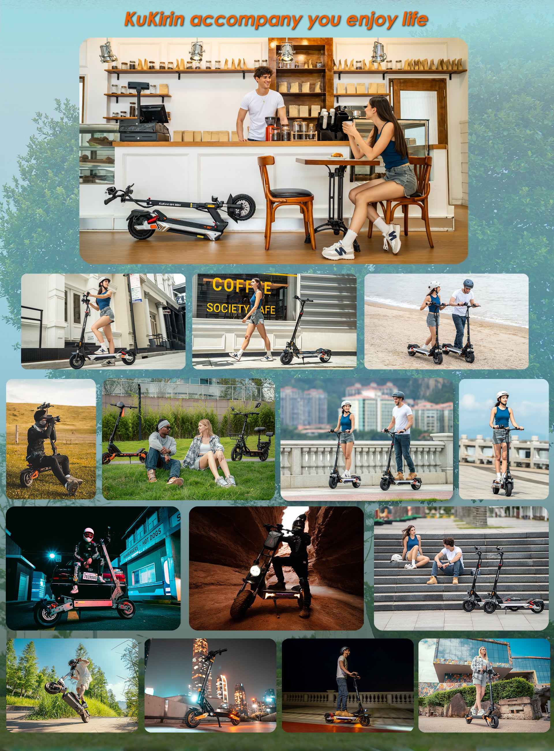 KuKirin M4 Max Electric Scooter For Adults