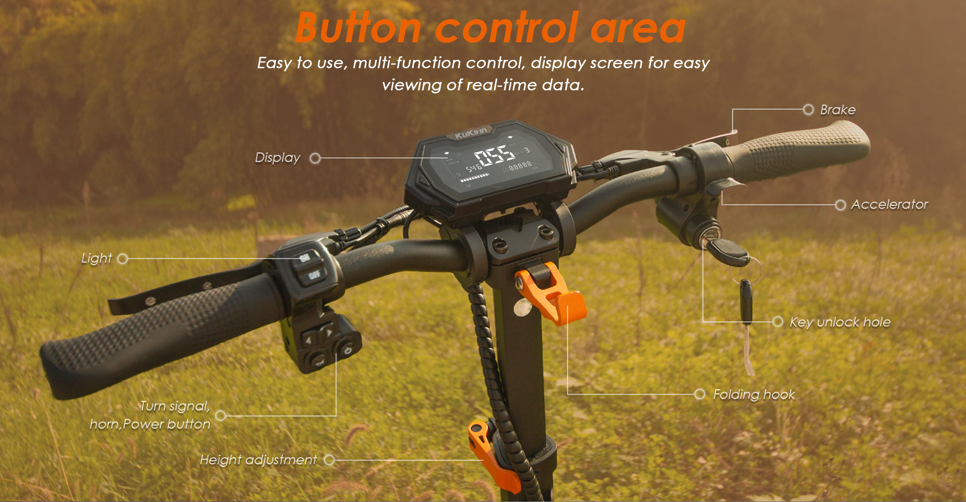KuKirin G2 Max Off-Road Electric Scooter for Adults