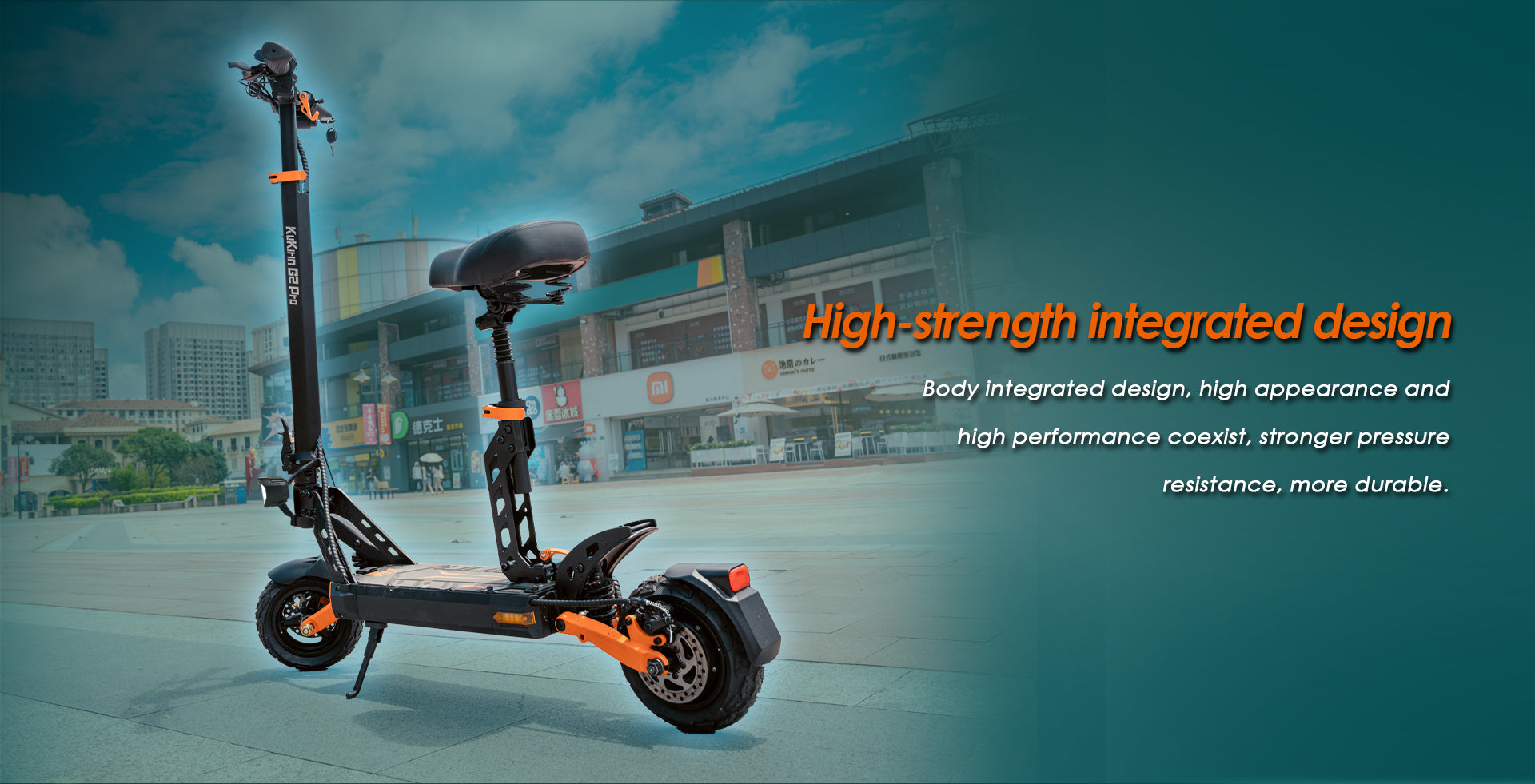 KuKirin G2 Pro Off Road Folding Electric Scooter 