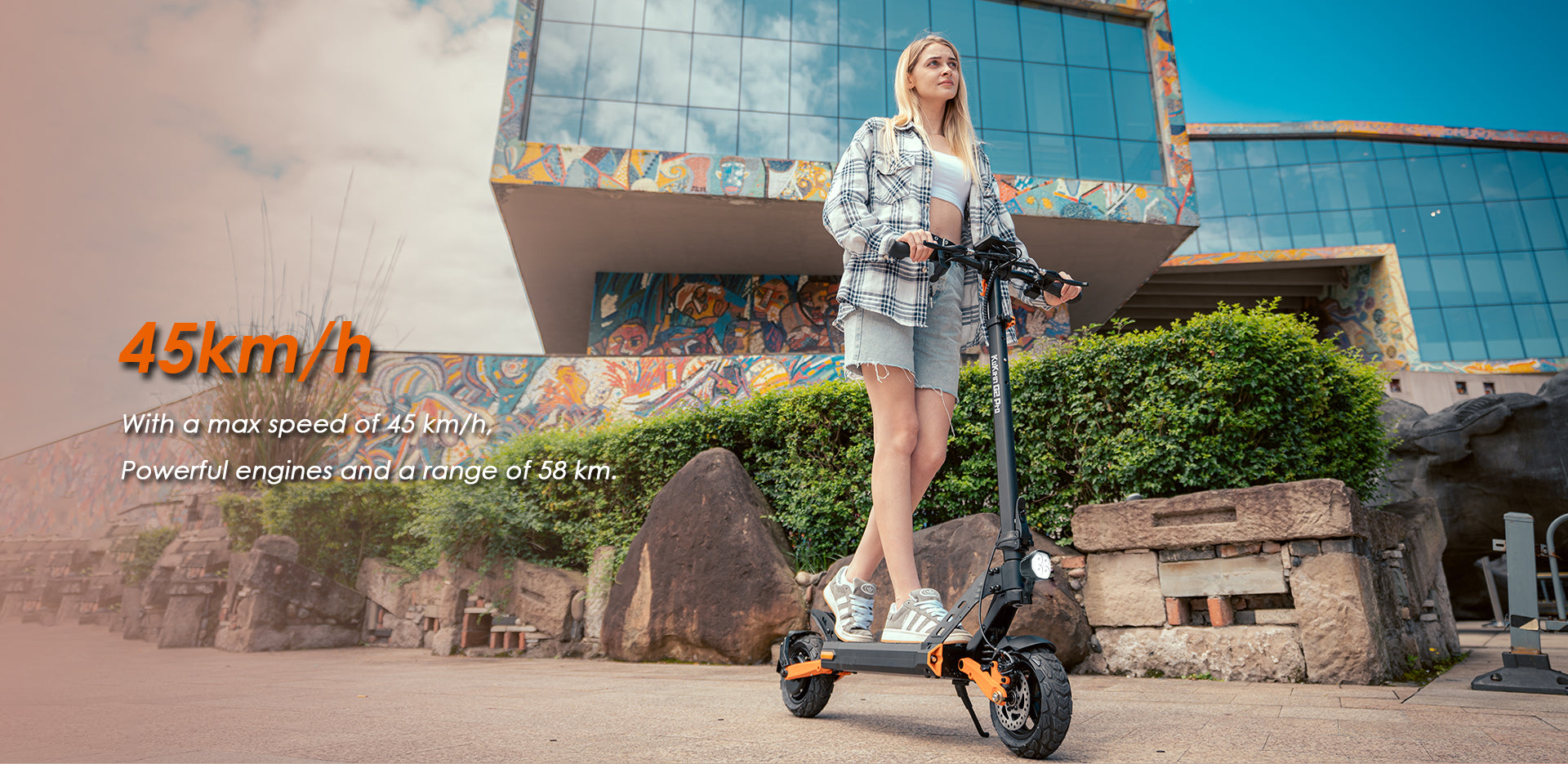 KuKirin G2 Pro Off Road Folding Electric Scooter 