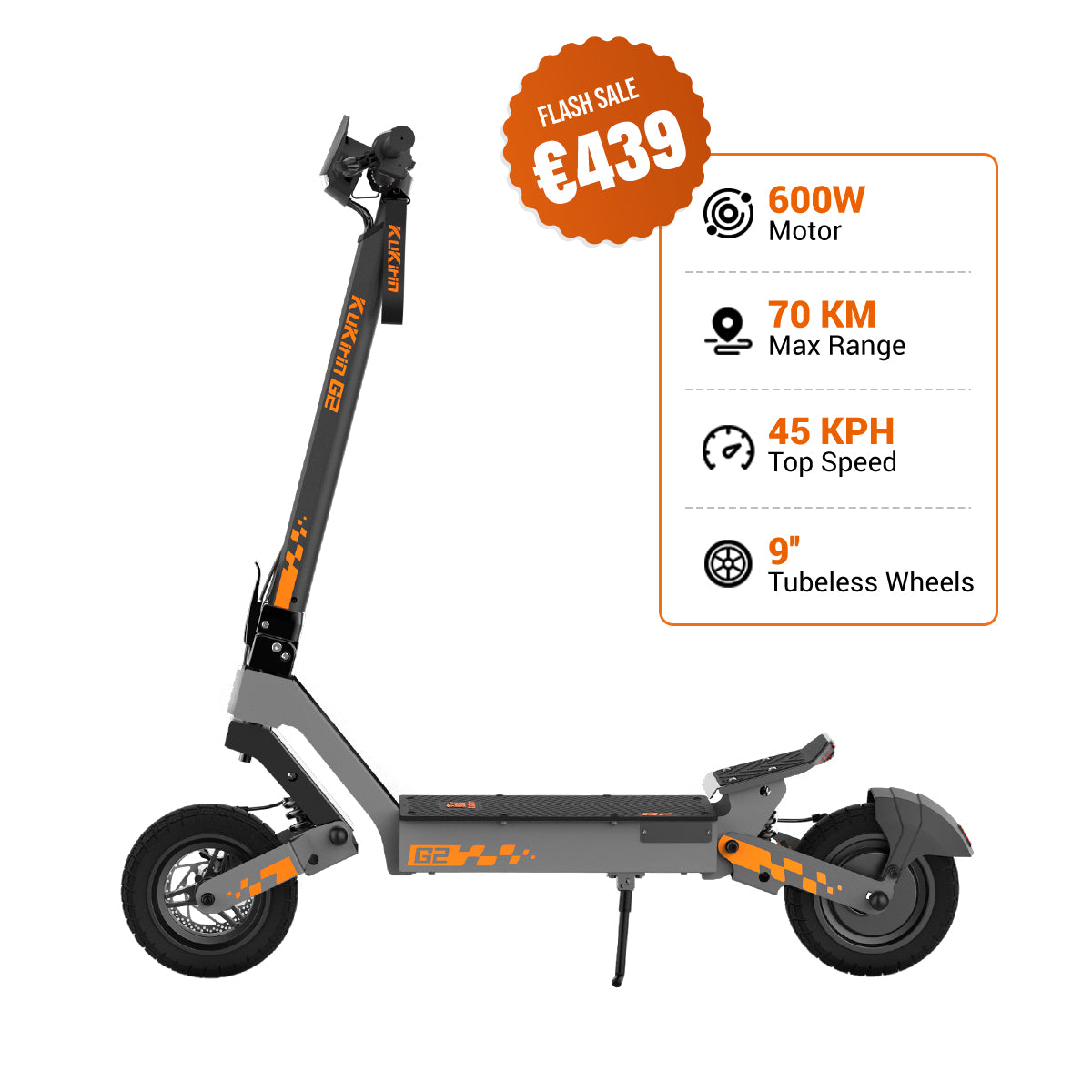 KuKirin G2 Electric Scooter for Adults-Off-Road