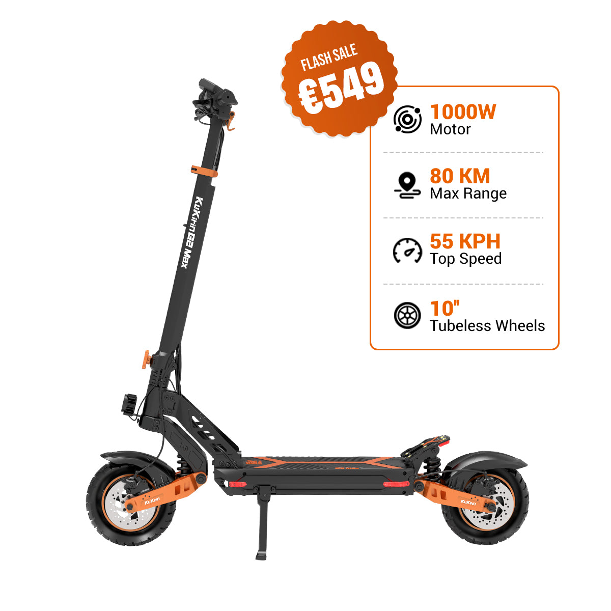 KuKirin G2 Max Electric Scooter for Adults-Off-Road