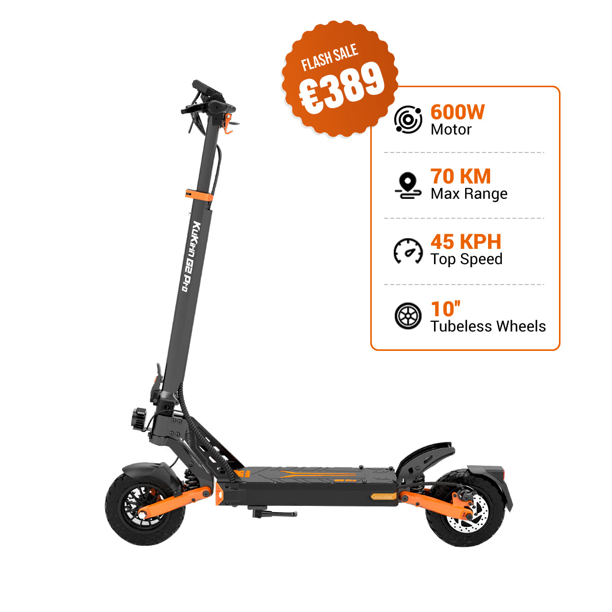 KuKirin G2 Pro Electric Scooter for Adults-Off-Road