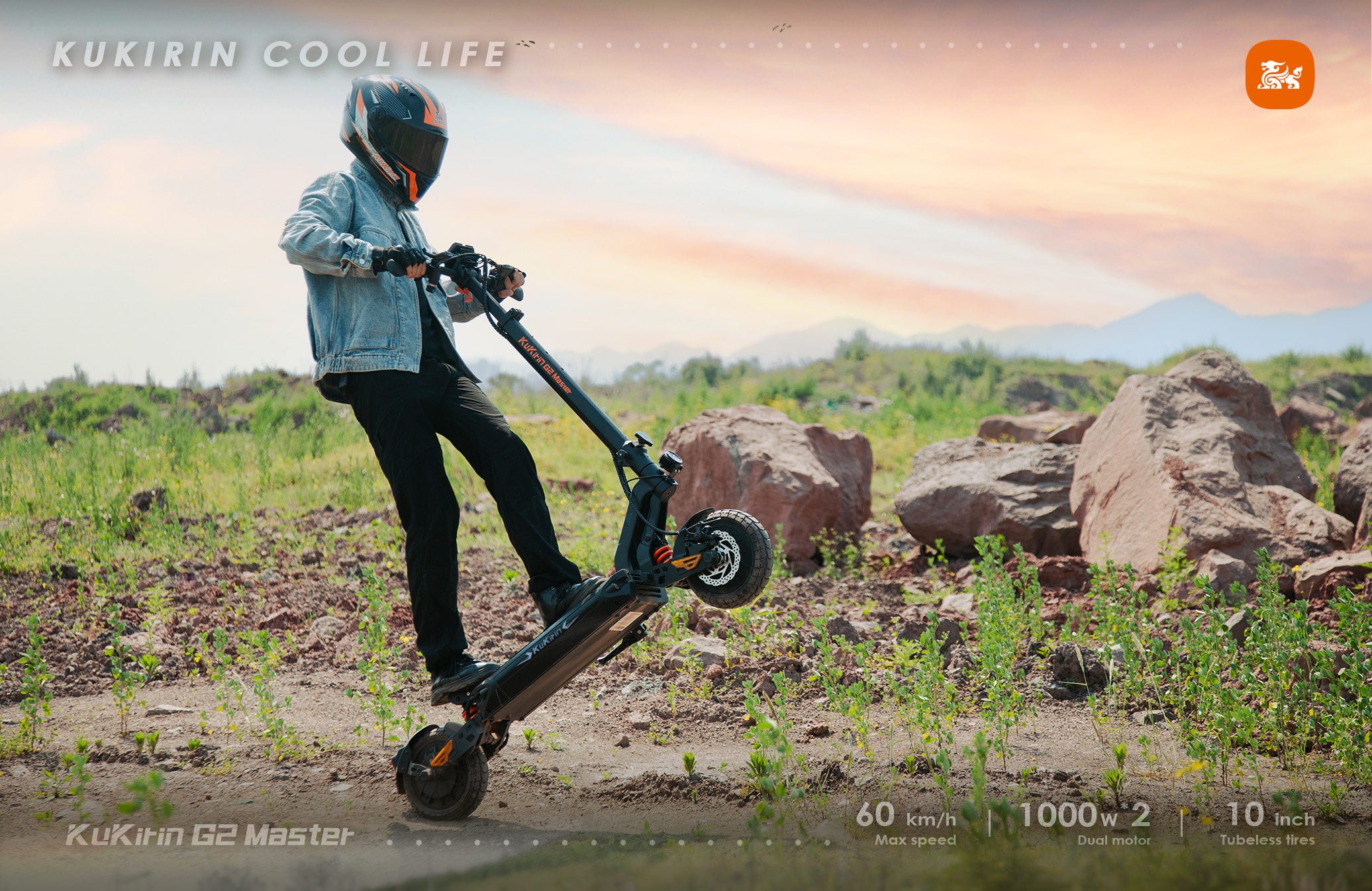 KuKirin G2 Master Off Road Electric Scooters-60KM/H Max Speed