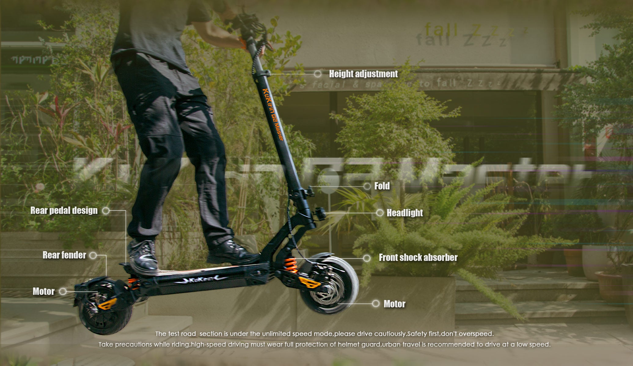 KuKirin G2 Master Off Road Electric Scooter For Adults