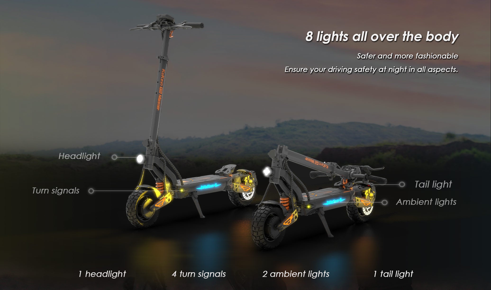 KuKirin G2 Master Off-Road Electric Scooter For Adults