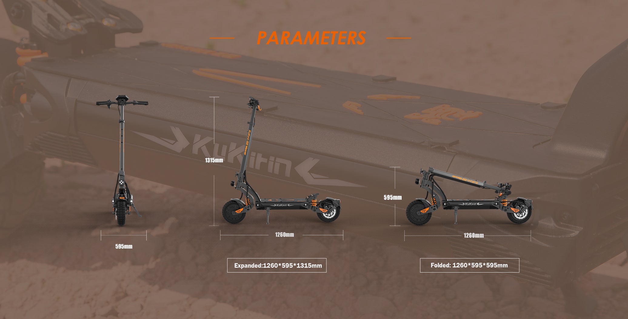 KuKirin G2 Master Folding Off Road Electric Scooters