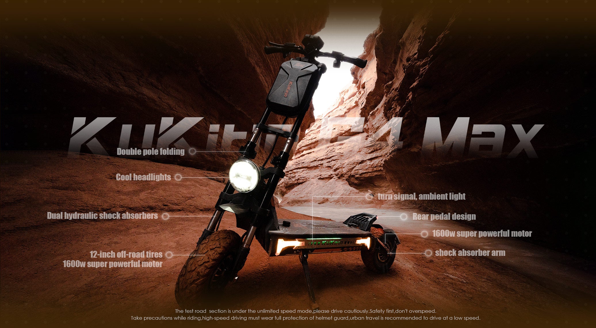 KuKirin G4 Max E Scooter With Longest Range & Swappable Battery