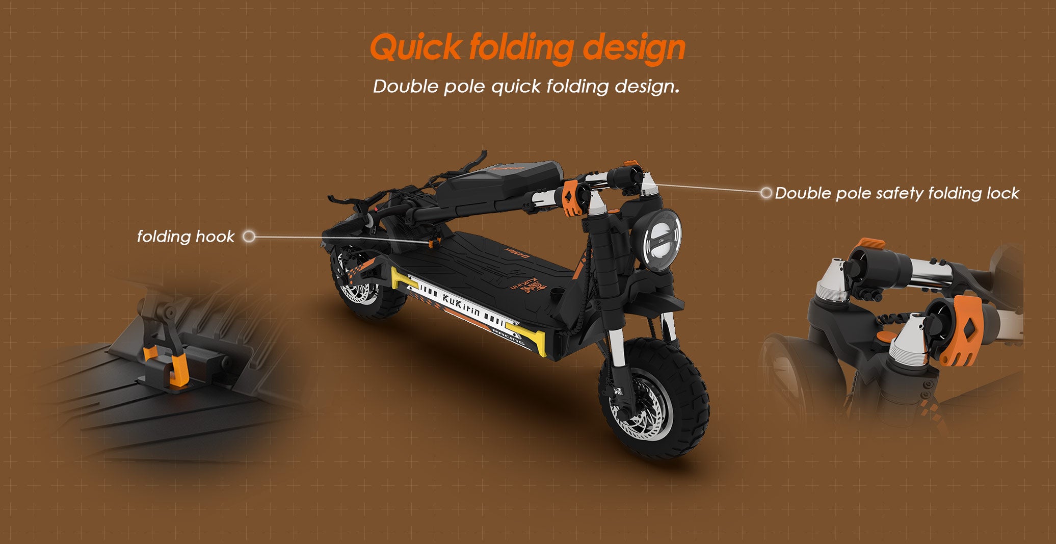KuKirin G4 Max E Scooter With Longest Range & Swappable Battery