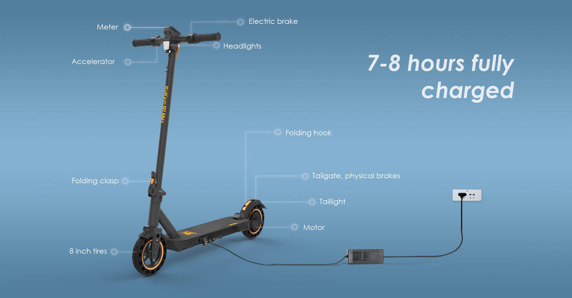 KuKirin S1 Max Electric Scooter For Adult