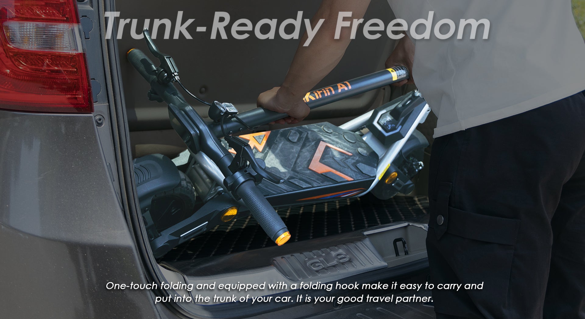 KuKirin A1 adult commute scooter-Silver color