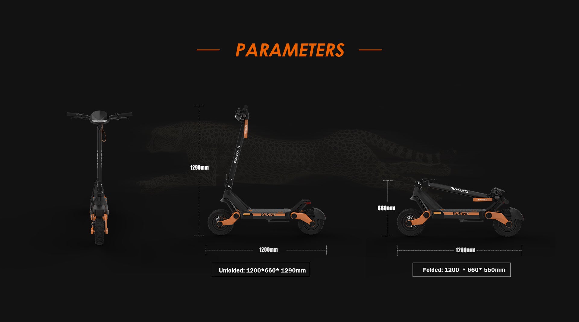 KuKirin G3 off road electric scooter for adults