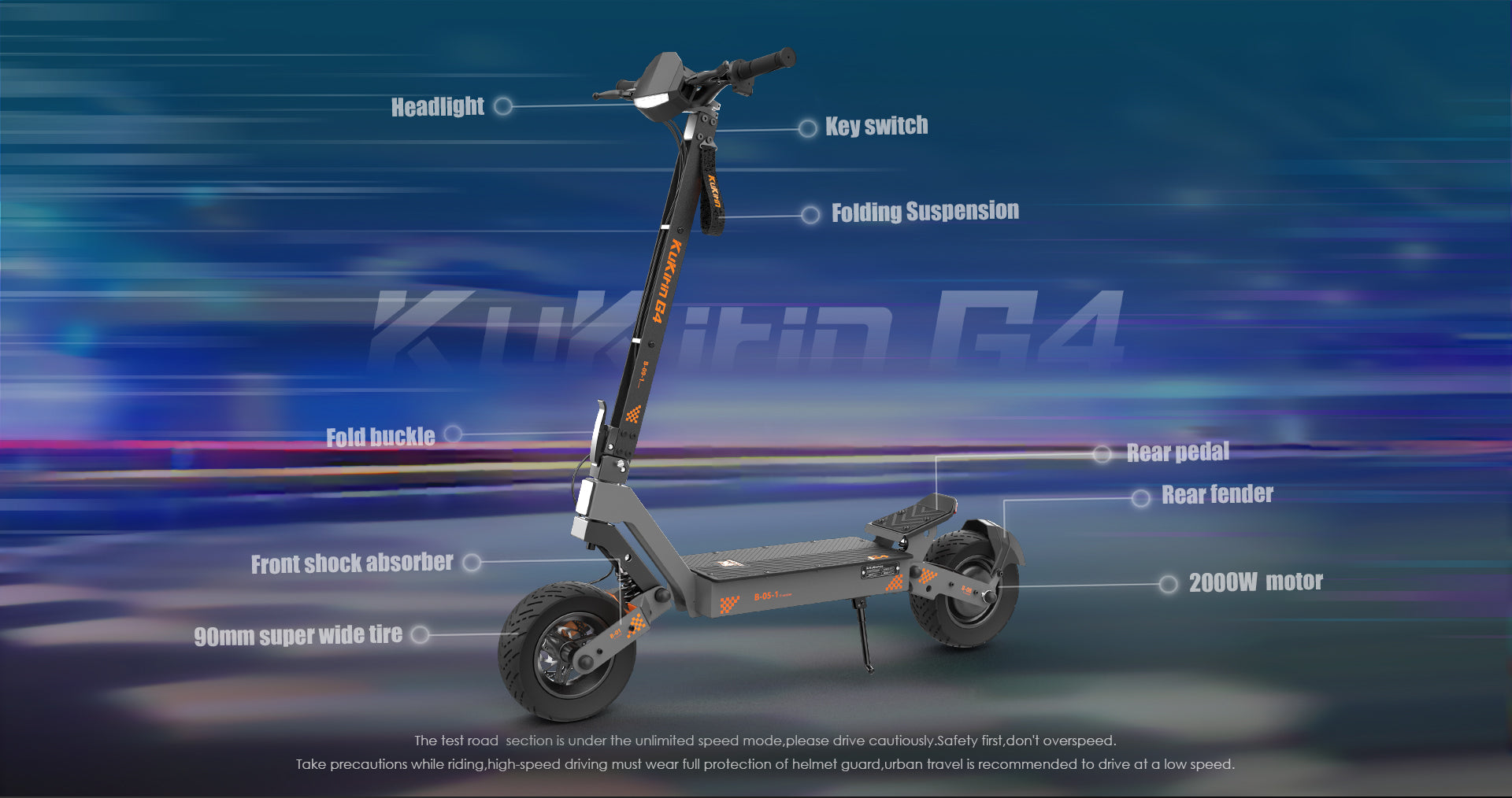 KuKirin G4 All Terrain Electric Scooter