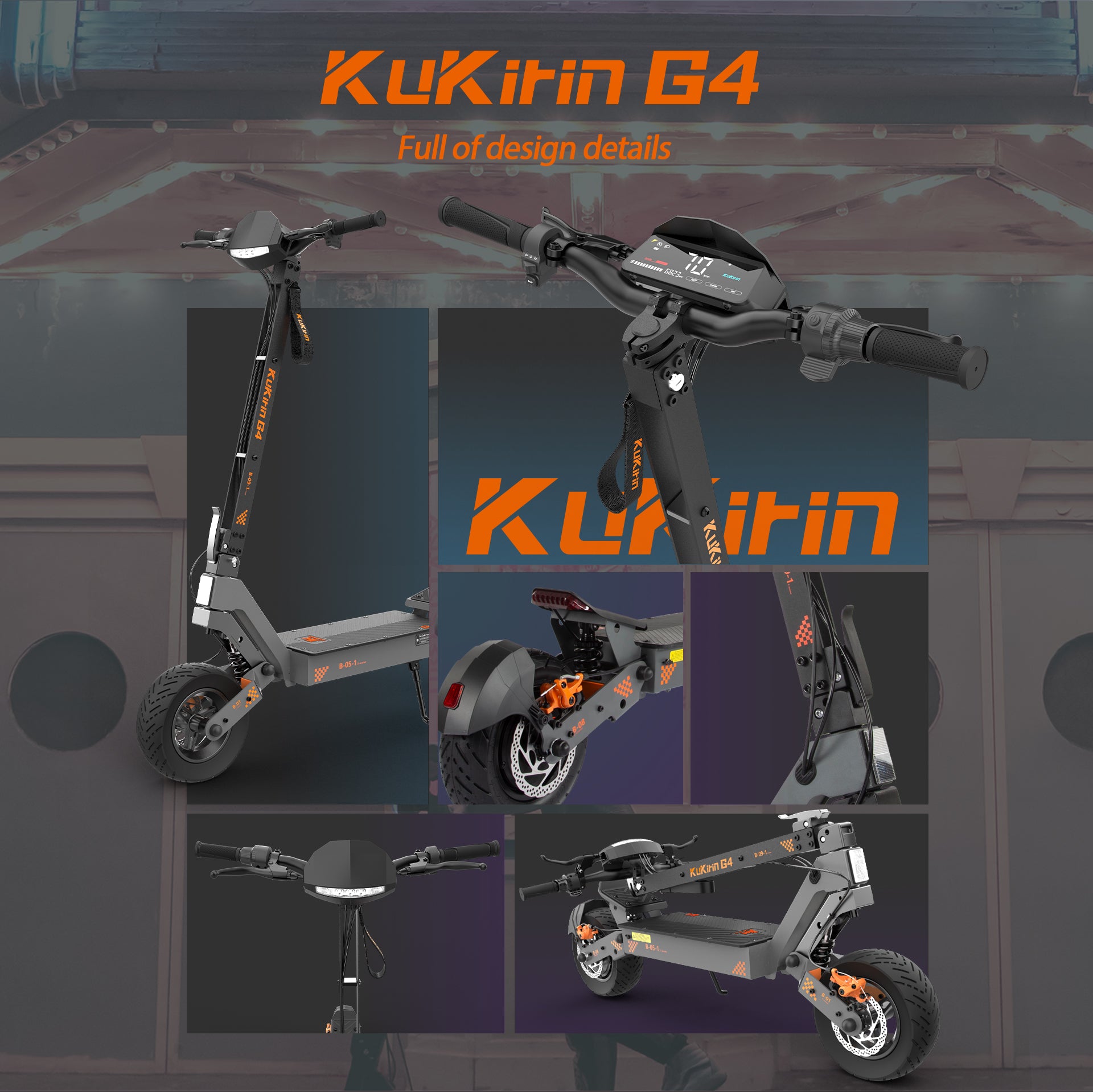 KuKirin G4 Fastest Off Road Electric Scooters
