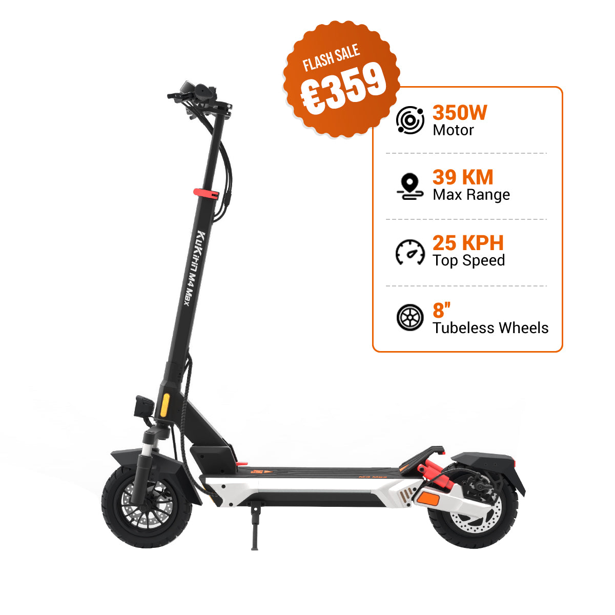 KuKirin M4 Max Electric Scooter for Adults-Off-Road